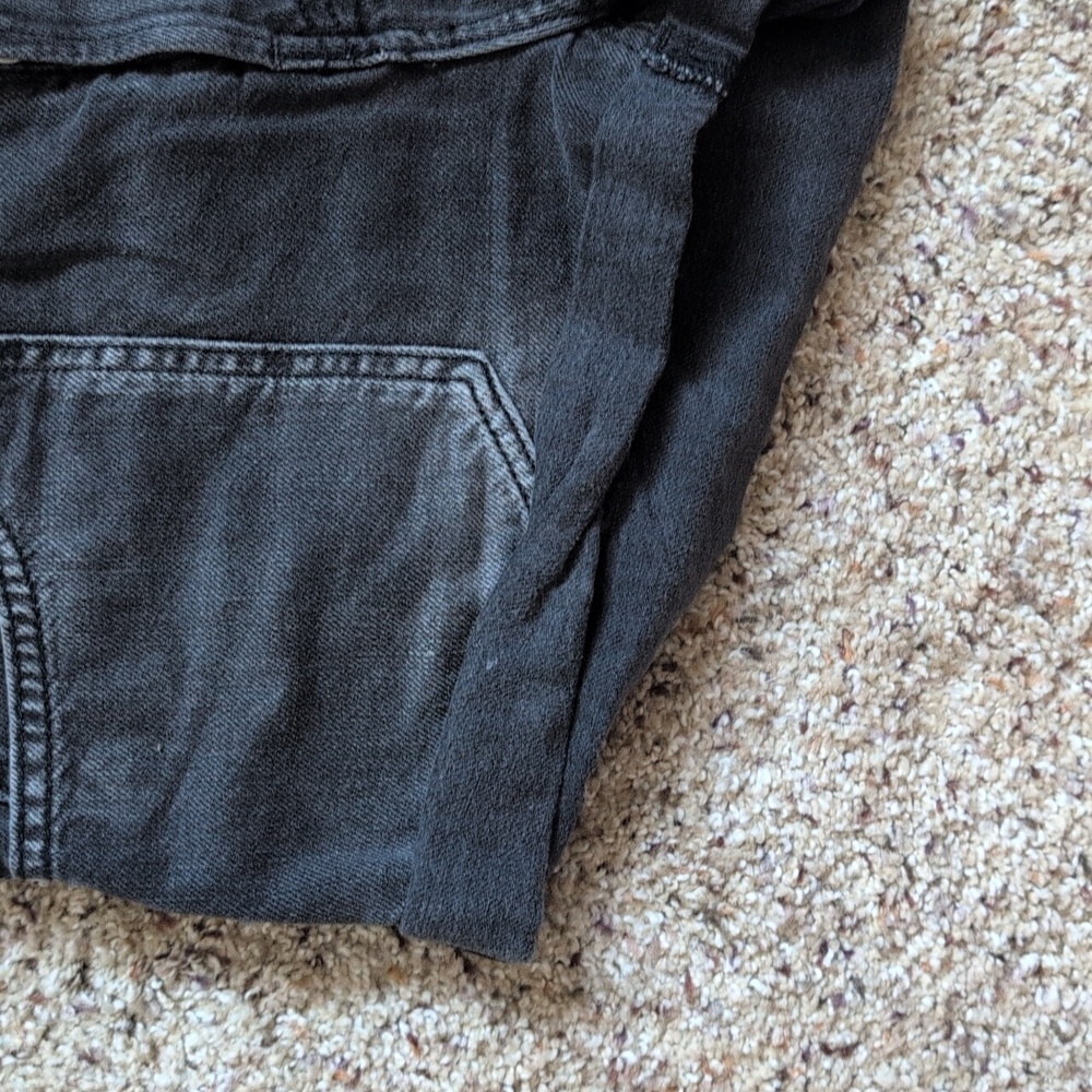 Free People We The Free Black Denim Shorts Sz 27 - Picture 5 of 14